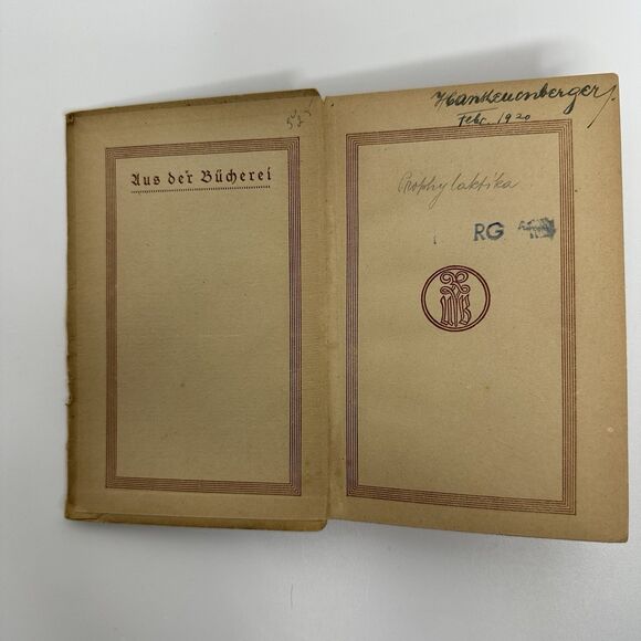 Antique Small Book German Edition A. Schopenhauer Aphorismen Zur Lebensweisheit - Picture 7 of 13